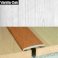 35mm Flat Aluminium Wood Effect Door Threasholds Self Adhesive