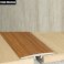 36mm wide Aluminium Wood Effect Door Floor Bar Edge Trim Threshold