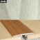 36mm wide Aluminium Wood Effect Door Floor Bar Edge Trim Threshold