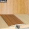 36mm wide Aluminium Wood Effect Door Floor Bar Edge Trim Threshold