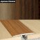 36mm wide Aluminium Wood Effect Door Floor Bar Edge Trim Threshold