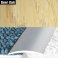 40mm Flat Aluminium Wood Effect Self Adhesive Door Thresholds