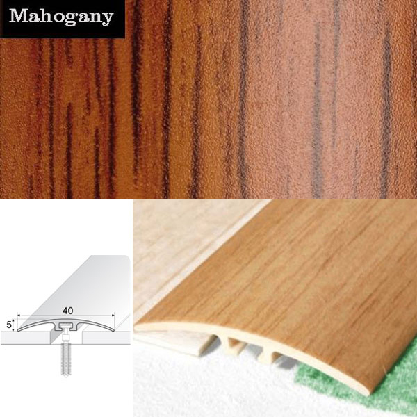 40mm UPVC Wood Effect Door Threshold