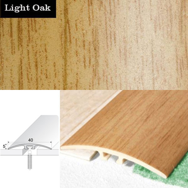 40mm UPVC Wood Effect Door Threshold