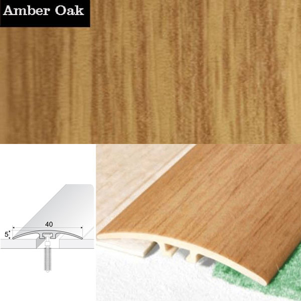 40mm UPVC Wood Effect Door Threshold