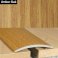 40mm Wood Effect Aluminium Door Floor Bar Edge Trim Threshold Self Adhesive