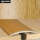 40mm Wood Effect Aluminium Door Floor Bar Edge Trim Threshold Self Adhesive