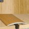 40mm Wood Effect Aluminium Door Floor Bar Edge Trim Threshold Self Adhesive