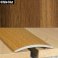 40mm Wood Effect Aluminium Door Floor Bar Edge Trim Threshold Self Adhesive