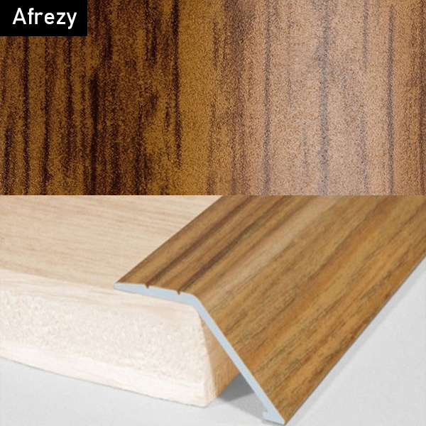 41mm Aluminium Wood Effect Door Floor Trim Carpet Threshold Ramp