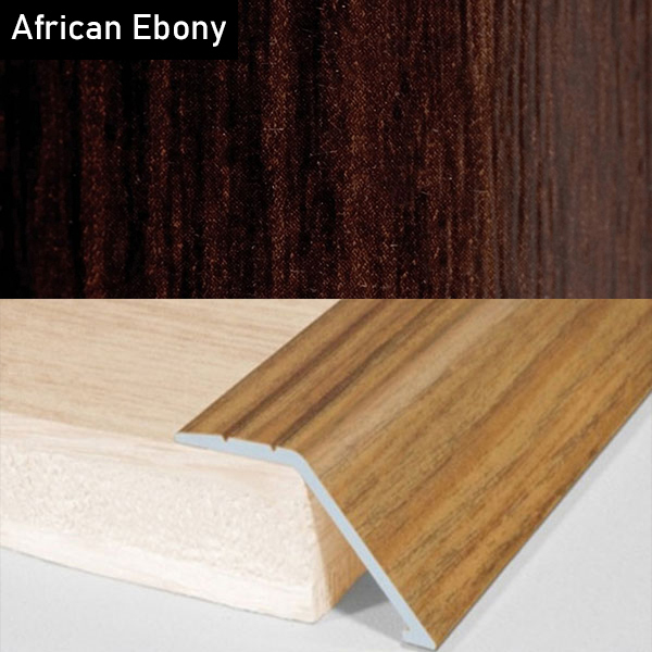 41mm Aluminium Wood Effect Door Floor Trim Carpet Threshold Ramp