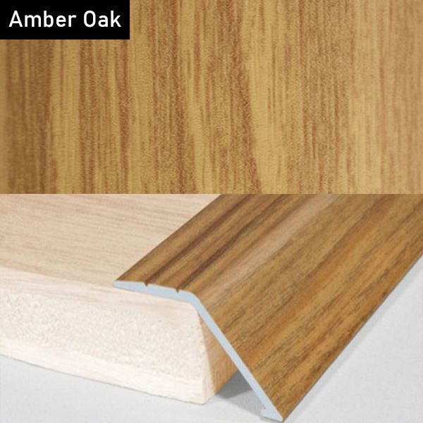 41mm Aluminium Wood Effect Door Floor Trim Carpet Threshold Ramp