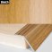 41mm Aluminium Wood Effect Door Floor Trim Carpet Threshold Ramp