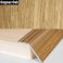 41mm Aluminium Wood Effect Door Floor Trim Carpet Threshold Ramp