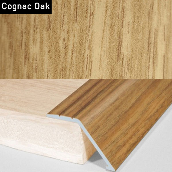 41mm Aluminium Wood Effect Door Floor Trim Carpet Threshold Ramp