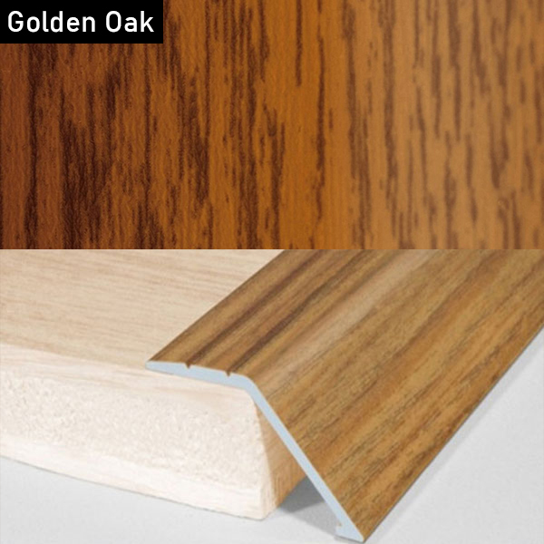 41mm Aluminium Wood Effect Door Floor Trim Carpet Threshold Ramp