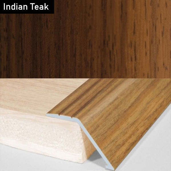 41mm Aluminium Wood Effect Door Floor Trim Carpet Threshold Ramp