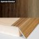 41mm Aluminium Wood Effect Door Floor Trim Carpet Threshold Ramp