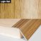 41mm Aluminium Wood Effect Door Floor Trim Carpet Threshold Ramp