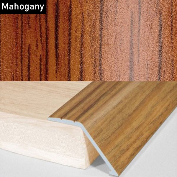 41mm Aluminium Wood Effect Door Floor Trim Carpet Threshold Ramp