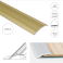 41mm Wide Self Adhesive Aluminium Door Thresholds For Wooden, Laminate, Carpet Vinyl Flooring