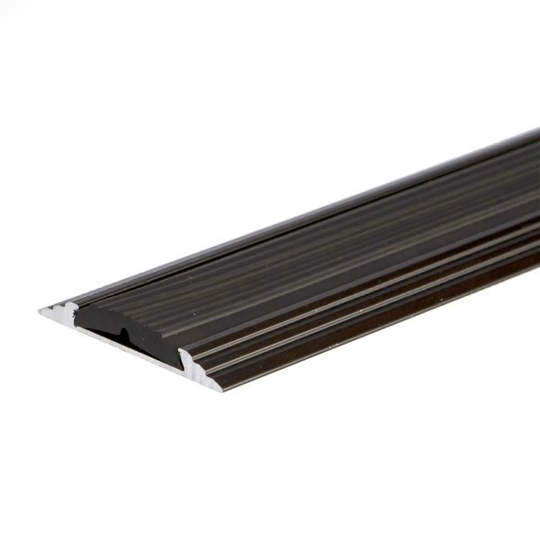 50mm Anodised Aluminium Anti Non Slip Door Bar Edge Trim Threshold Profile