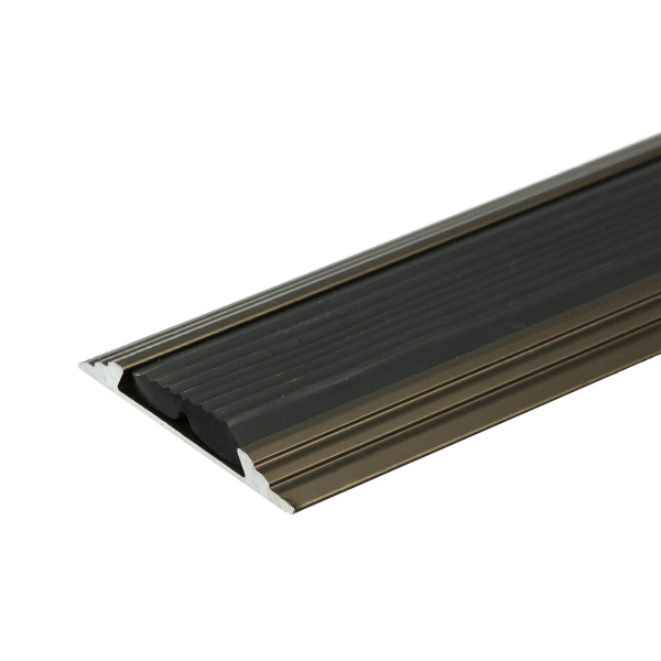 50mm Anodised Aluminium Anti Non Slip Door Bar Edge Trim Threshold Profile