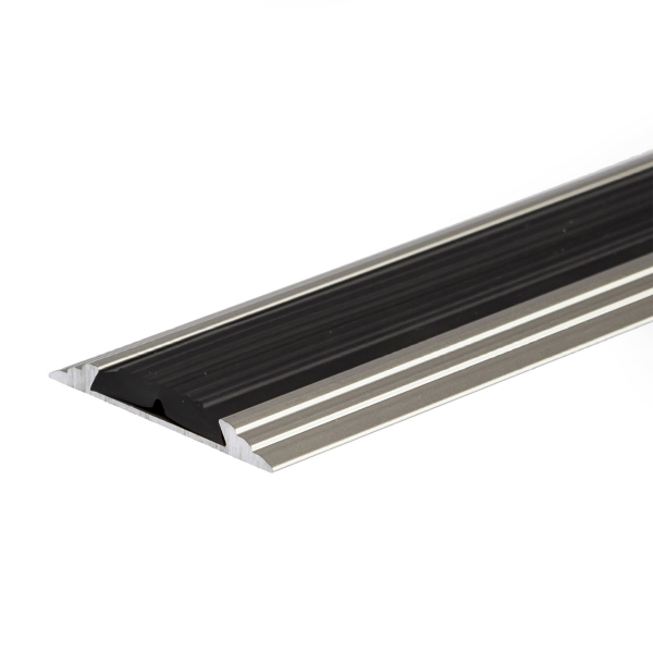 50mm Anodised Aluminium Anti Non Slip Door Bar Edge Trim Threshold Profile