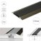 50mm Wide Aluminium Flat Non Slip Door Threshold A10 Profile Anodised