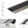 50mm Wide Aluminium Flat Non Slip Door Threshold A10 Profile Anodised