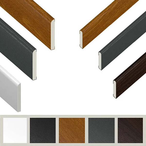 Plastic Wood Effect Trim For Window And Door - 5 Meter Long 