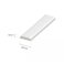 UPVC 950mm Long Architrave White Plastic Skirting Board For Door Frames (Pack of 5)