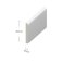 UPVC 950mm Long Architrave White Plastic Skirting Board For Door Frames (Pack of 5)