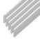 UPVC 950mm Long Architrave White Plastic Skirting Board For Door Frames (Pack of 5)