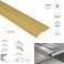 37mm Wide Aluminium Door Bar floor Trim Threshold Cover Strip T bar Adjustable