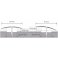 70mm Aluminium Door Bars Threshold Strip Transition Trim Laminate