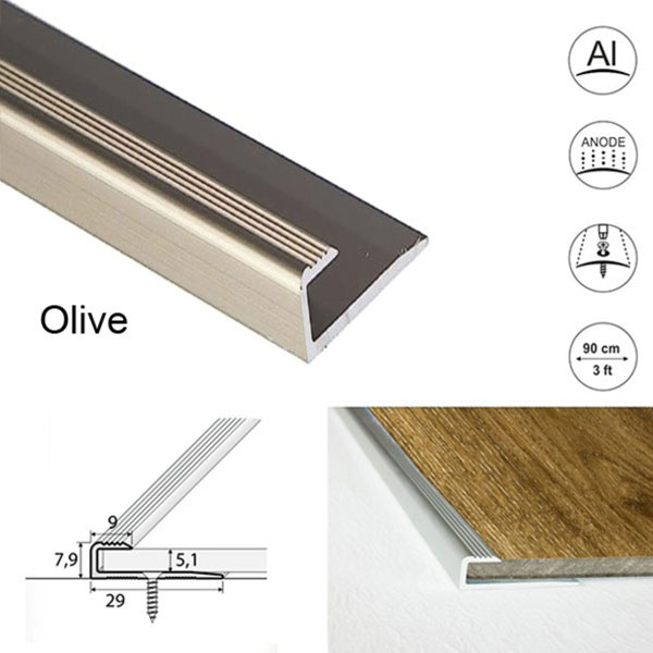 Aluminium Door Floor Threshold  For Luxury Click Vinyl Flooring