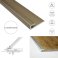 Aluminium Door Floor Threshold  For Luxury Click Vinyl Flooring