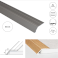 31mm Wide Aluminium Door Thresholds Ramp Self Adhesive For Connecting Wooden, Laminate, Carpet, Vinyl Floors