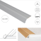 31mm Wide Aluminium Door Thresholds Ramp Self Adhesive For Connecting Wooden, Laminate, Carpet, Vinyl Floors