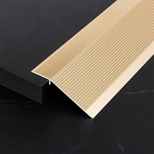 Aluminum Floor Transition Strips Flooring Reducer,  2mm Thick Threshold Ramp Tile Laminate