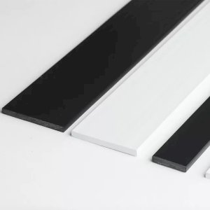 Durable PVC Flat Bar Trim Architrave Cover - 2.5 Meter Long