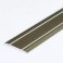 Flat Drilled Fluted Aluminium Screw Fix Door Floor Edging Bar Trim Threshold