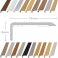 L or Edge Nosing Stick Down Threshold Door Bars Profile Edge Strip - 25mm Wide