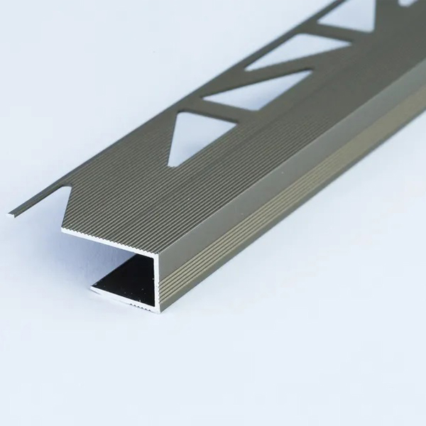 8mm Aluminium Wood Effect Edge Profile Trim Threshold Door Stops For All Flooring 