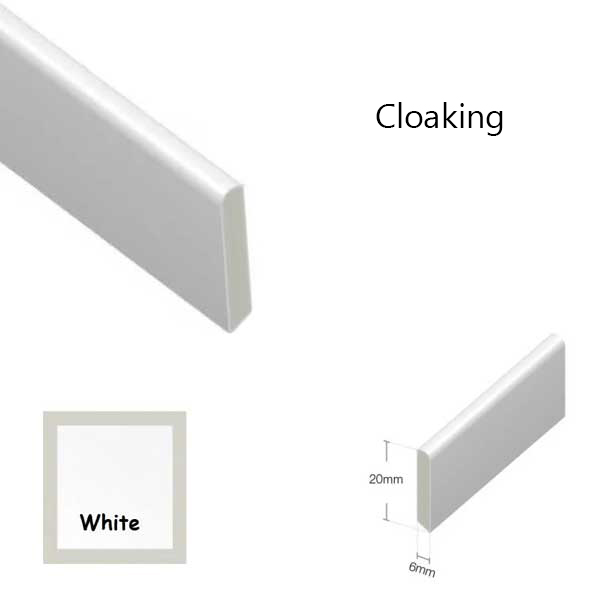 Plastic Wood Effect Trim For Window And Door - 5 Meter Long 