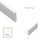 Plastic Wood Effect Trim For Window And Door Finishing Architrave - 1m Long