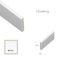 Plastic Wood Effect Trim For Window And Door Finishing Architrave - 1m Long