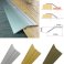 1m Anodised Aluminium Door Floor Bar Edge Trim Threshold Ramp Self Adhesive