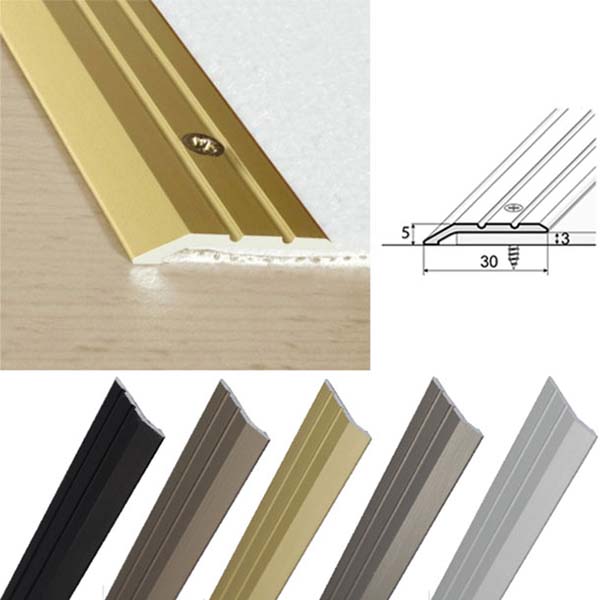 30mm Wide Aluminum Door Threshold For Connecting Wooden And laminate